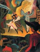 August Macke Russisches Ballett (I) oil painting